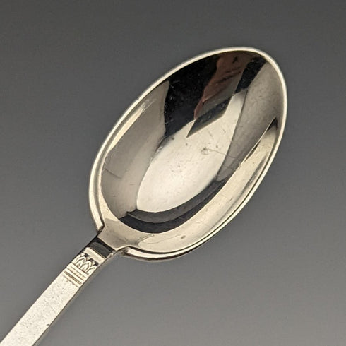 1937 年英國復古純銀(925 銀)6 茶匙和糖鏟套裝在 Case Mappin & Webb